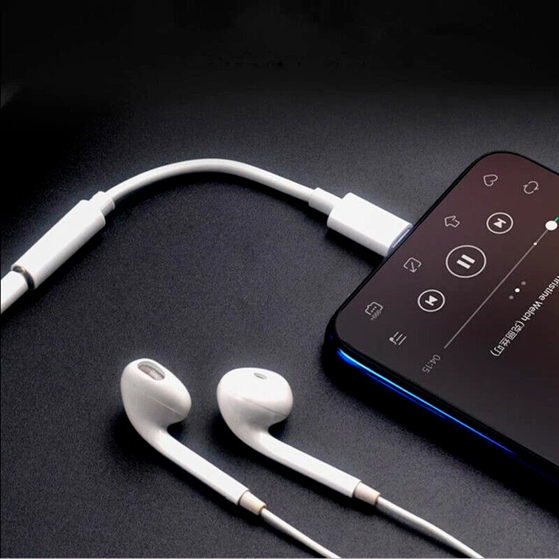 New White Audio Aux Headphone USB Type C Headset Jack Adapter to 3.5mm - Image 3 of 3