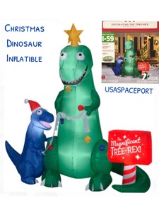 2019 Christmas 7 Dinosaur T Rex Baby Inflatable Outdoor Yard