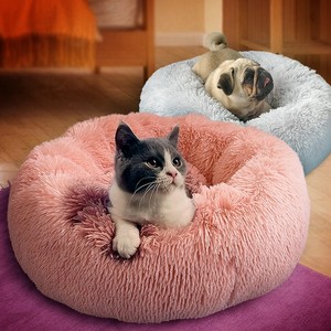 plush dog house bed