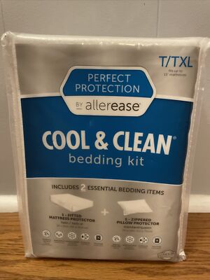 Perfect Protection Allerease COOL & CLEAN Bedding Kit Twin/TXL Mattress Protect