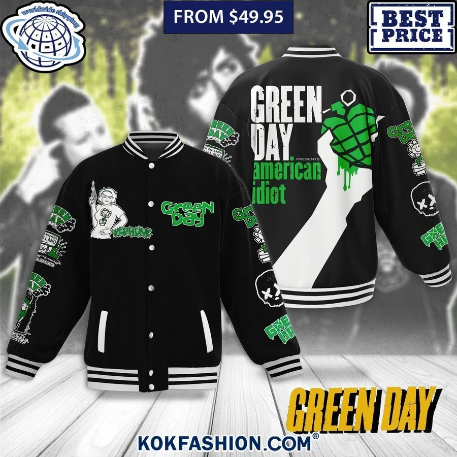 Gre.en Day American Idiot Baseball Jacket