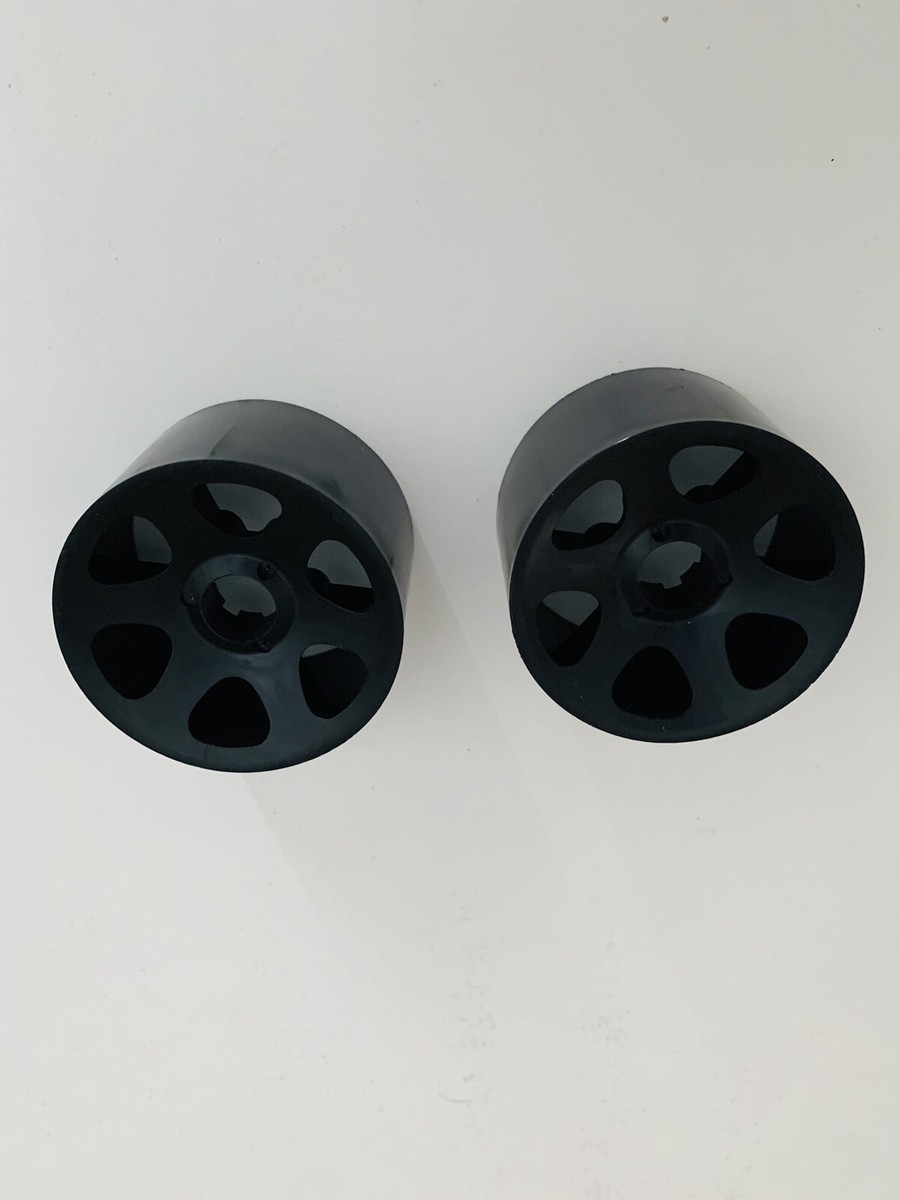 HPI PROCEED Front Wheels Black (2) 51100 Rare 1/8 Vintage Rc
