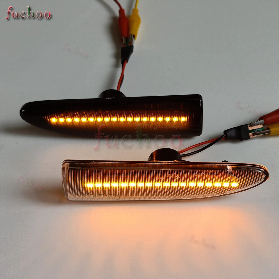 2x Turn Signal For JAGUAR X-TYPE 2002-2008 LED Dynamic Side Marker Light - Image 4 of 4