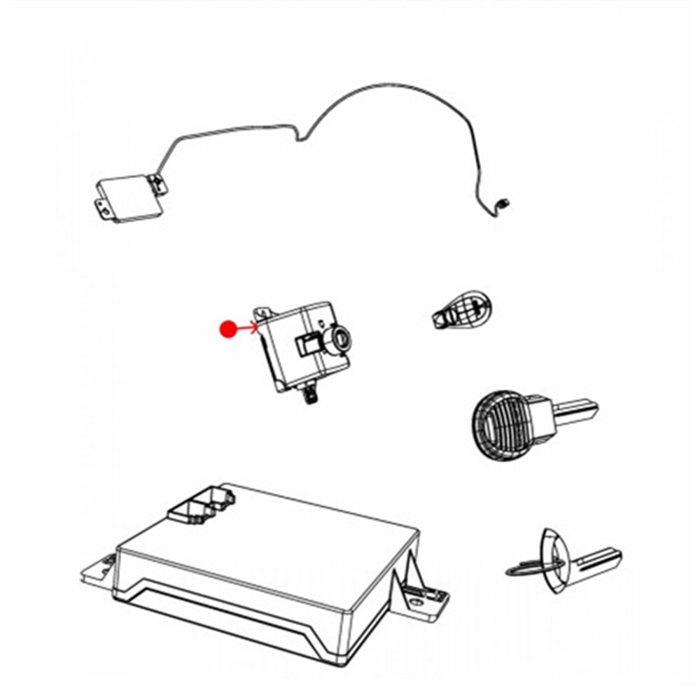 New Wireless Ignition Switch Receiver for Dodge Charger 20082010