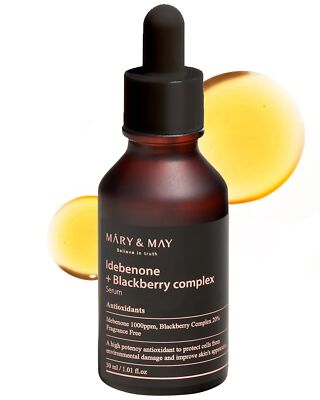 Mary May Idebenone Blackberry Complex Serum 1 Fl Oz Anti Aging Skincare
