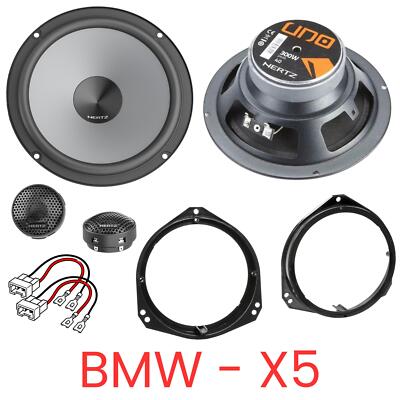 Hertz UNO K 165 Compo-Lautsprecher Boxen Set kompatibel für BMW X5 - E53