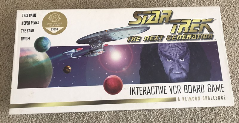 Star Trek : The Next Generation : A Klingon Challenge/Interactive VCR Board Game