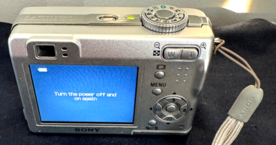 CyberShot Sony DSC-W7 Digital Camera Parts/Repair | eBay