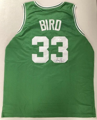 Larry Bird Signed Jersey #33 Basketball Boston Celtics Legend Autograph HOF JSA