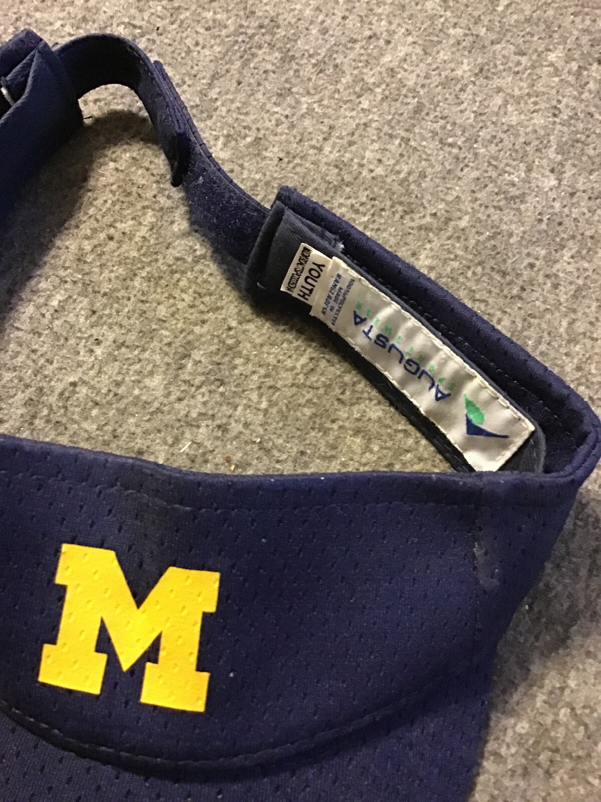 University of Michigan Augusta Youth Sun Visor eBay