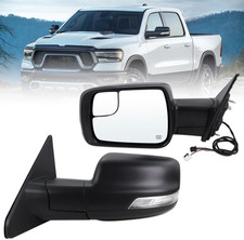 Left Driver Side Mirror Compatible with 2019 2020 2021 2022 2023 2024 2025 Ram 1