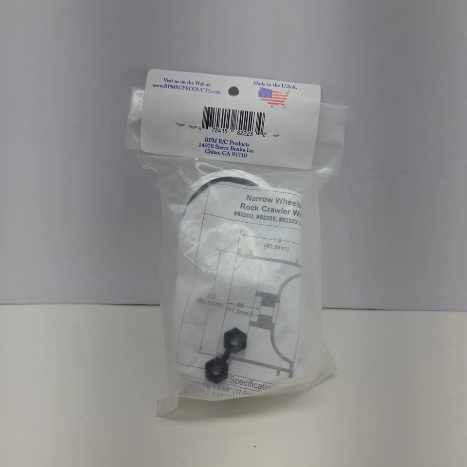 Revolver 2.2 Chrome Narrow Wheelbase Wheels (2pcs) by RPM RPM82223 - Image 2 of 2