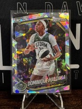 2025 Panini Prizm WNBA #144 Dominique Malonga Ice Prizm RC