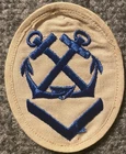 WWII WW2 KRIEGSMARINE WEHRMACHT MILITARY GERMAN NAVY NAVAL RANK RATING PATCH
