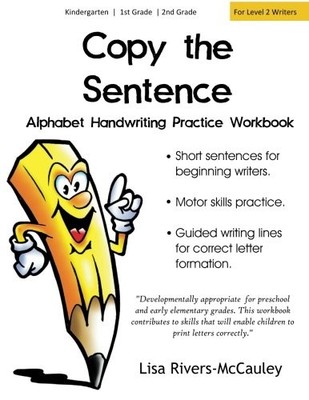Copy the Sentence: Alphabet Handwriting Penmanship Practice Work