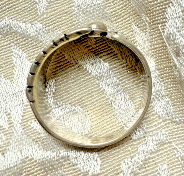 Rustic Silver Spoon Ring Artisan Crafted Jewelry … - image 2