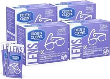 Lens Cleaning Wipes Pre Moistened for Glasses Camera Goggles