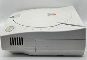SEGA Dreamcast HKT-3020 Home Console - White Battery Mod Tested Working