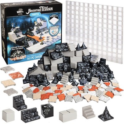 Monster Adventure Terrain - 141pc Painted Cavern Expansion Set w Bas (US IMPORT)