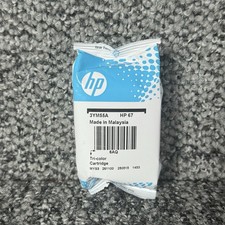 Genuine HP 67 Tri-color Ink Cartridge 3YM55A - New Sealed