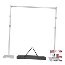 10x10ft Heavy Duty Pipe and Drape Stand Aluminum Backdrop Stand Kit with