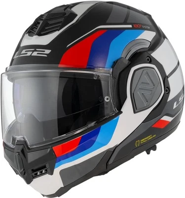 LS2, Casco De Moto Modular ADVANT SPORT Negro Azul Rojo Blanco - Imagen 1 de 4