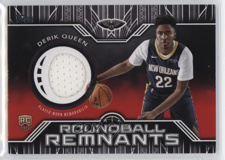 2025-26 Topps Rookie Roundball Remnants Derik Queen #RRR-DQ RC