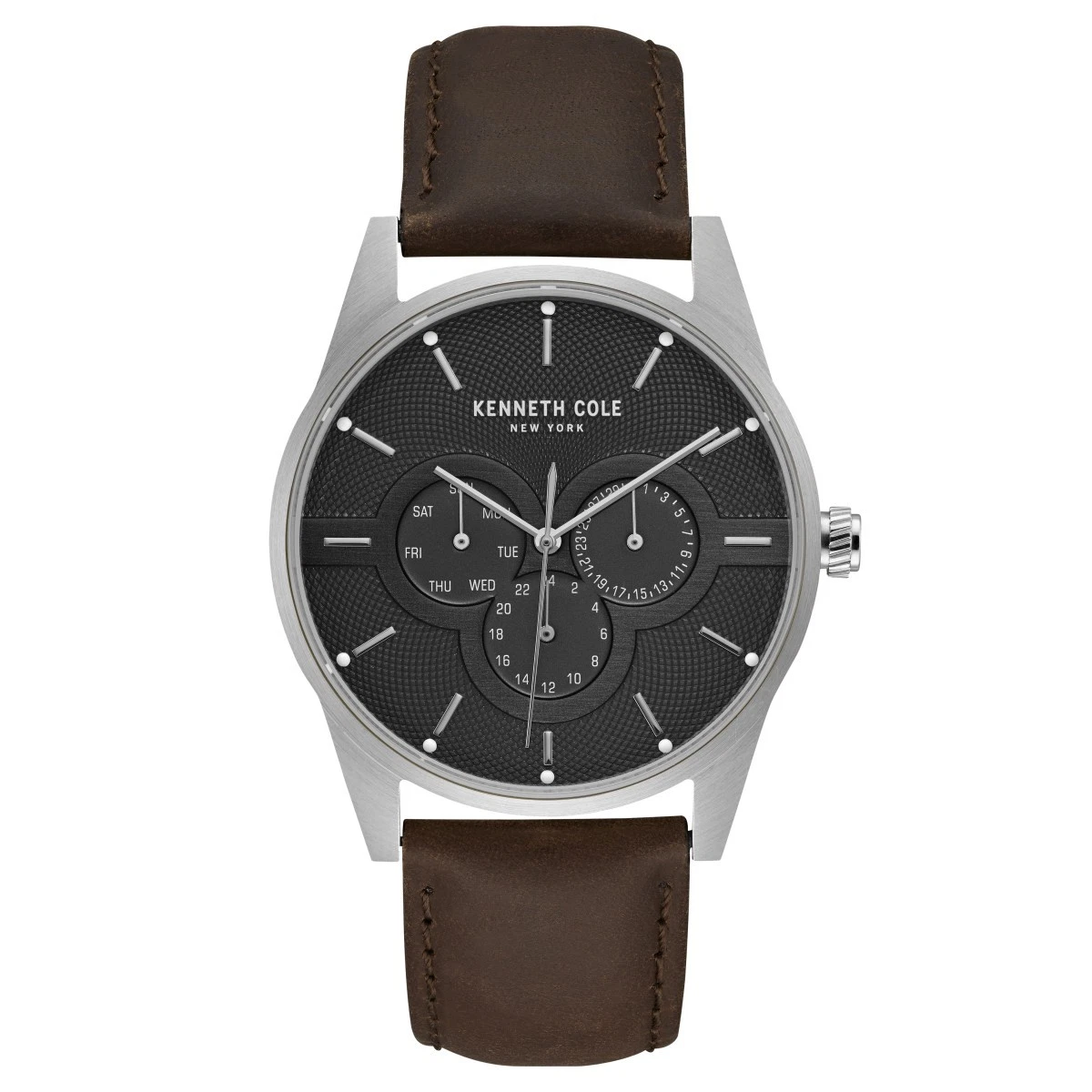 Kenneth Cole Orologio Uomo Quarzo KCWGH2122803 - Cinturino In Acciaio Inossidabile, Oro Rosa, Bracciale