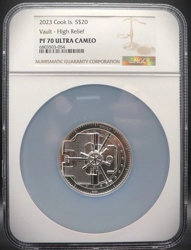 2023 Cook Islands $20 3oz VAULT High Relief NGC PF70 UC