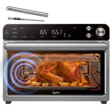 Sync Oven with Smart AI Wireless Meat Thermometer Probe, 12  in  1 Countertop A...