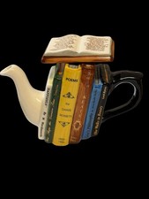 Tony Carter Miniature The Poetry Books Tea Pot England