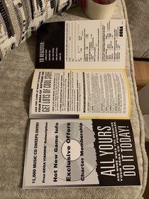 Double Switch Instruction Booklet ONLY! (SEGA CD) Manual 