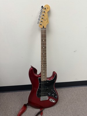 Fender FSR Standard Stratocaster HSS Candy Red Burst PF Electric Guitar 2018