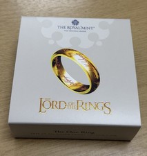 The Royal Mint Lord of the Rings One Ring 2026 UK 50p Silver Proof Colour 0.925