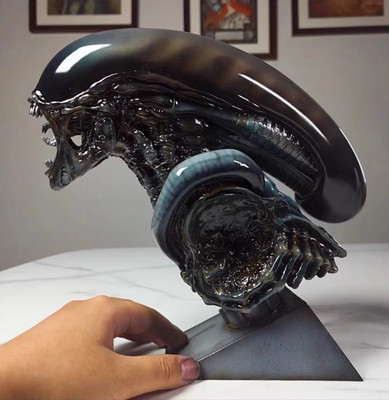 SDZ studio Dog Alien 1/3 scale collectible model Bust statue Blue Edition