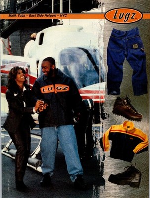 1997   LUGZ feat Malik Yoba Print Ad   1990s Hip Hop BA.05