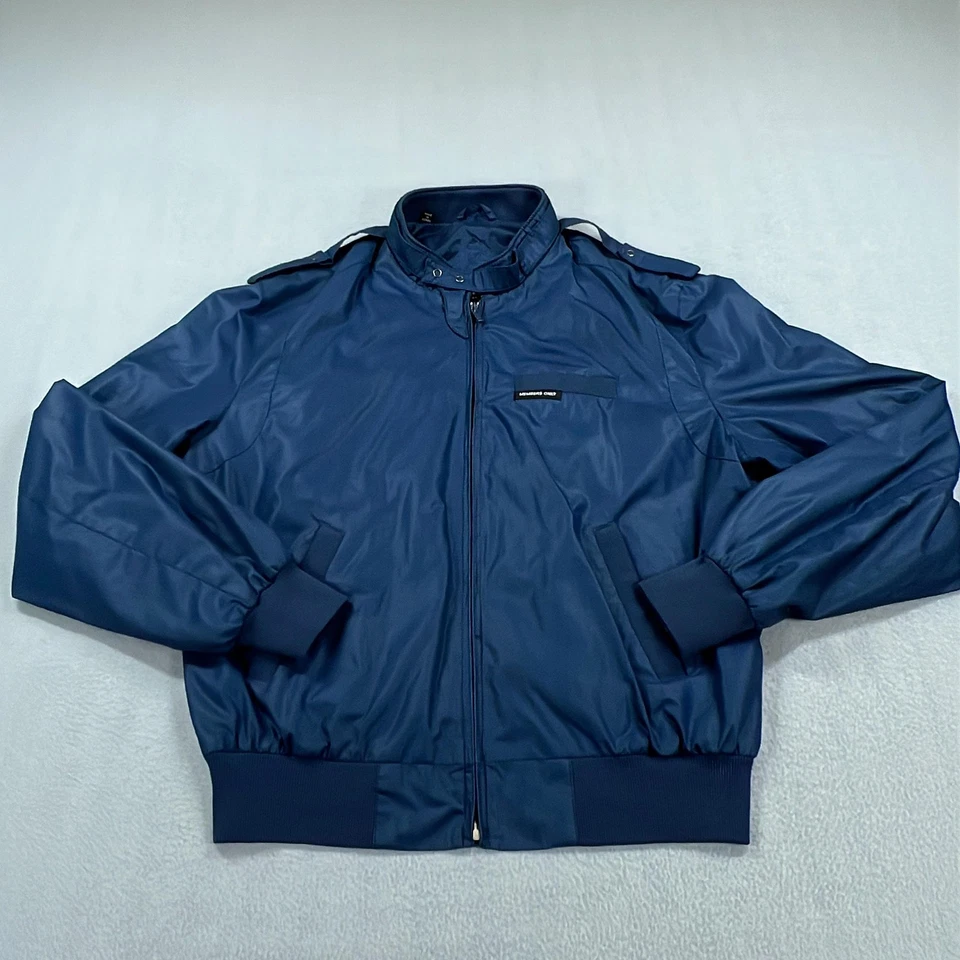 Chaqueta cortavientos vintage solo para miembros para hombre 44 cremallera completa abrigo años 80 hecha en Corea Foto 2 de 4