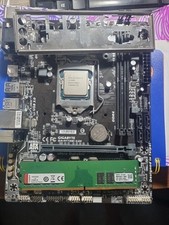 Gigabyte GA-H110M-S2H Motherboard i5-6500T 8GB DDR4 RAM I/O Shield Bundle