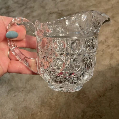 Vintage Federal Glass Royal Brighton Creamer Pitcher