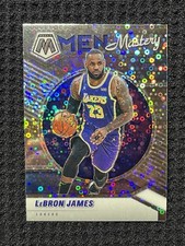Panini 2020-21 Mosaic Men of Mastery LeBron James #20 Prizm Fast Break Lakers