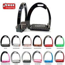 Quick Release Safety Stirrup Iron  Horse Aluminum Stirrup 4.75"  4.0" All Colors