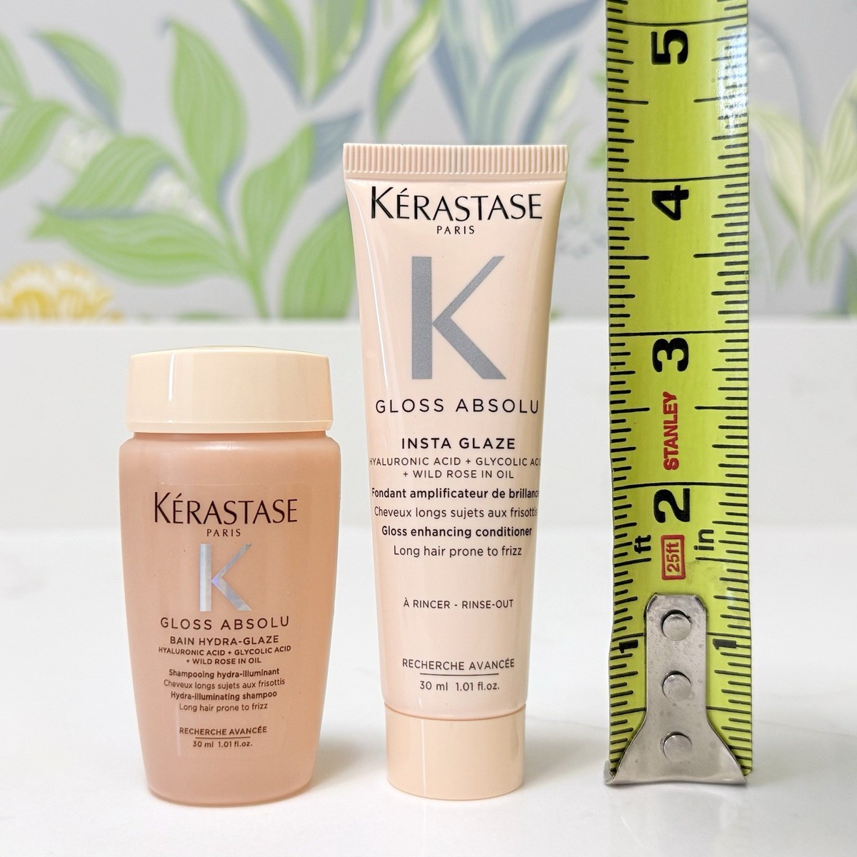 Kerastase Gloss Absolu Shampoo & Conditioner Travel Set Duo 1 oz