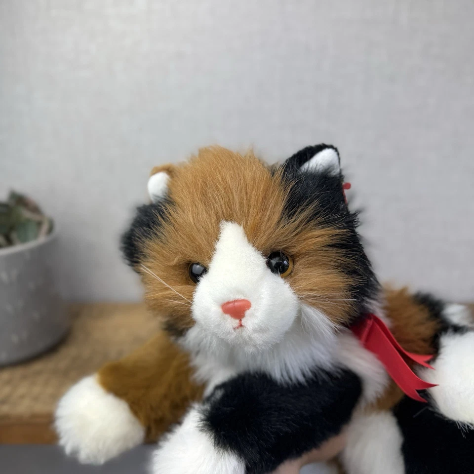 TY Classic Large Maggie Calico Cat Beanie Plush 1995 - Pristine With Tags Kitty - Image 3 of 4