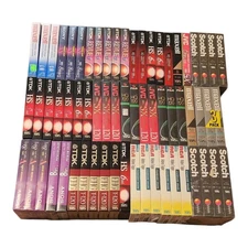 Maxell TDK Scotch Sony Fuji JVC VHS Video Cassette Tapes Bundle Lot 120 Minute