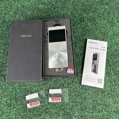 xDuoo X3 Portable Digital Audio Player Silver Tested Working New Battery