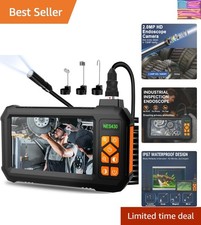 Endoscope Camera with Light 1920P HD Dual-Lens Borescope with 8 LED Lights, ...