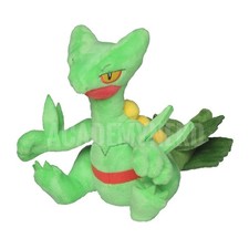 SCEPTILE POKEMON CENTER PELUCHE NEW WITH TAG.