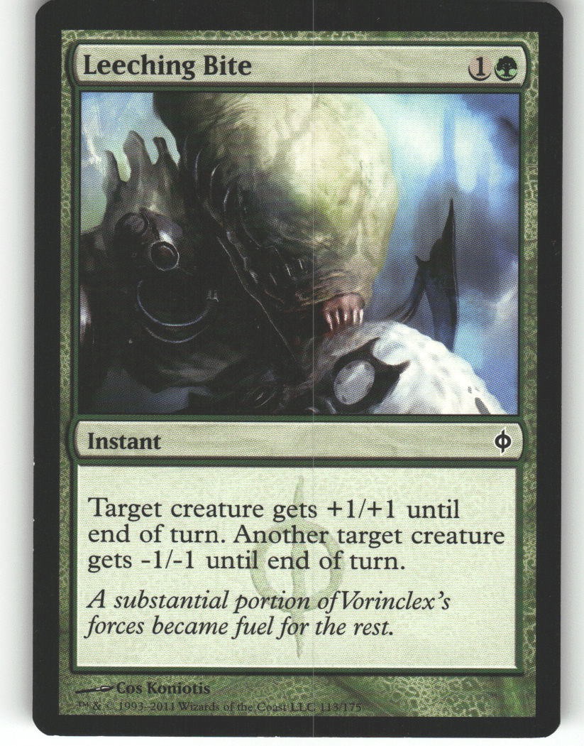 Leeching Bite - New Phyrexia - MTG - Common - #113 - NM