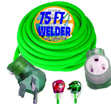 75FT Welder Extension Cord   50 Amp, 10 Gauge 10/3, NEMA 6-50 Plug, 250V, Heavy