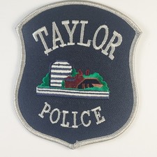 MI - Taylor Michigan Police Shoulder Patch - NEW  - Collectors Item